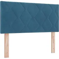 vidaXL Hoofdbord Donkerblauw 100 cm Fluweel