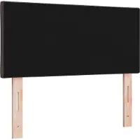 vidaXL Hoofdbord Donkerbruin 100 cm Stof