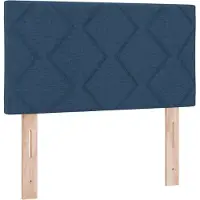 vidaXL Hoofdbord Blauw Stof