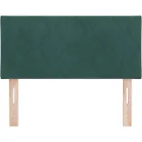 vidaXL Hoofdbord Donkergroen 90 cm Fluweel
