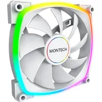 Montech AX140 PWM ARGB Lüfter - 140mm, weiß PC-ventilator Wit (b x h x d) 140 x 140 x 25 mm