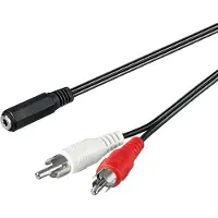 Goobay Jack 3.5 mm naar tulp kabel | V ↔ M | | 1.4 meter (Stereo)
