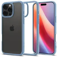Spigen Crystal Hybride Hoesje iPhone 16 Pro Max Sierra Blauw (iPhone 16 Pro Max), Smartphonehoes, Blauw