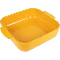 Peugeot Appolia Ovenschaal Vierkant 28 Cm - Ovenschalen Keramiek Saffron Yellow - 61463