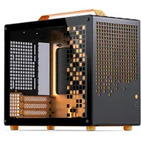 Jonsbo Z20 Micro-tower Gaming-behuizing, Behuizing, PC-behuizing Zwart/oranje