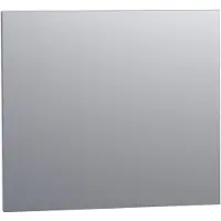 Saniclass Alu spiegel 75x70x2.5cm rechthoek zonder verlichting aluminium