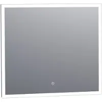Brauer Jade rechthoekige spiegel met verlichting 80x70cm