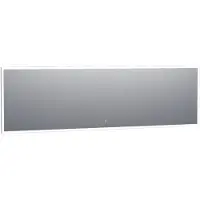 Brauer Jade rechthoekige spiegel met verlichting 240x70cm