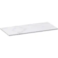 Brauer Mirage Topblad 99,6x46cm - Calacatta Gold - Badkamermeubels, Wastafelbladen - 8720359385482