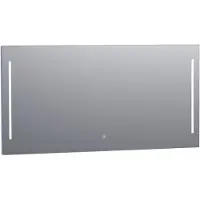 Brauer Pyrite rechthoekige spiegel met verlichting 140x70cm