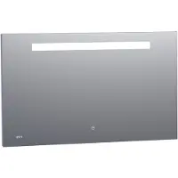 Brauer Quartz rechthoekige spiegel met verlichting 120x70cm