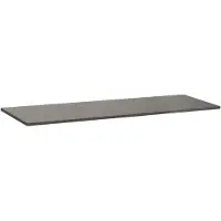 Brauer Vulcanic Topblad 139,6x46cm - Natuursteen - Antraciet - Badkamermeubels, Wastafelbladen - 8720359346520