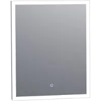 Brauer Jade rechthoekige spiegel met verlichting 60x70cm