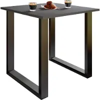 VCM Premium houten eettafel | H. 76 x B. 80 x D. 50 cm | Keukentafel Eettafel Xona U
