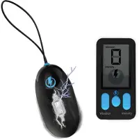 XR Brands - Vibrating and E-Stim Silicone Egg + Remote Control
