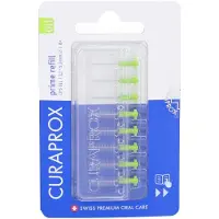 Curaprox Interdentale Rager Prime Navulling Cps 011 Groen 5,0mm 8 Stuks