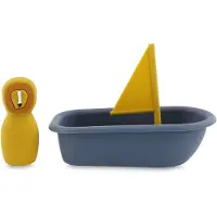 Trixie Badspeelgoed Zeilboot - Mr. Lion – Siliconen Bad Speelgoed – Drijvend Speelgoed voor Peuters – Vanaf 12 Maanden