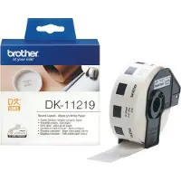 Brother Etiket DK-11219 Zwart op wit (12 mm x 12 mm)