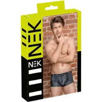 NEK - boxershort met slangenhuidmotief (zwart)