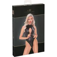 Noir - slangenprint body (zwart)