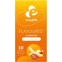 Easyglide - Condooms Met Smaakjes - 10 stuks - divers