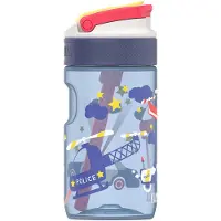 Kambukka Lagoon Drinkfles voor kinderen 400ml Police Patrol - met geïntegreerd rietje - drinkbus kinderen - drinkbeker voor school