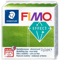 Staedtler effect ovenhardende boetseerklei standaard blokje 57 g - metallic groen