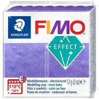 Staedtler effect ovenhardende boetseerklei standaard blokje 57 g - metallic lila