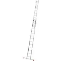 Krause aluminium touwladder ROBILO 129840, 2 x 15 sporten