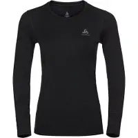 Odlo BL TOP Crew neck l/s MERINO 200 Thermoshirt - 100% Merinowol - Zwart - Maat L