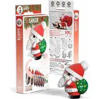 Eugy 3D Puzzel - Kerstman - Kerstfiguren - Duurzaam - Verzamel Ze Allemaal - 6 Jaar