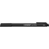 Stabilo pointMax - Hardtip Fineliner 0,8 mm - Nylon Punt - Zwart - Doos 10 stuks