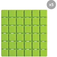 MSV Anti-Slip Badmat Set – 5 Stuks Douchemat Anti-Slip voor Bad en Douche – Veilig voor Kinderen en Volwassenen