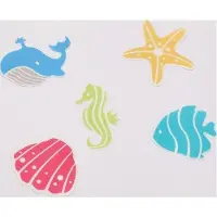 Spirella Antislip Stickers Badkamer – Set van 6 Antislip Pads met Dierfiguren voor Douche en Bad – Zelfklevende Badmat Antislip Pads van PVC