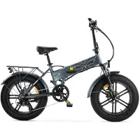 ENGWE EP-2 Boost Elektrische Vouwfiets - Fatbike - 20 Inch - 250W Motor - 7 Versnellingen - 120 km Actieradius - Mechanische Schijfremmen - Grijs