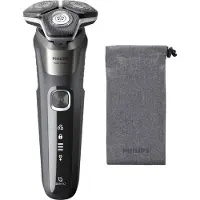 Philips - Scheerapparaat 3 koppen - Lithium-ion batterij - Series 5000 - autonomie 60 mn - grijs carbon - S5887.10