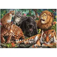Clementoni legpuzzel wild cats, 500st.