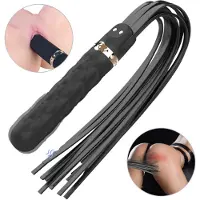 Sex HD Bloody Mary - vibrator met accu en zweep - waterdicht - zwart