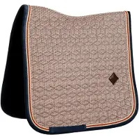 Kentucky Horsewear Horsewear - Zadeldoek Pied-de-Poule dressuur bordeaux marine