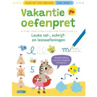 Zuidnederlandse Uitgeverij (ZNU) Vakantie oefenpret - Leuke tel-, schrijf- en leesoefeningen (naar het 1ste leerjaar / naar groep 3)