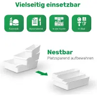 Novaliv Koelkastset van 4 organizers Koelkast Medium + Groot BPA-vrij Keukenorganisatie Keukenorganizer Koelkastorganizer Voedselveilige flessenorganizer Opbergvak Koelkastvak