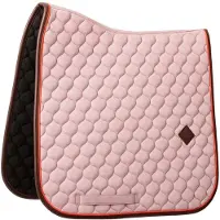 Kentucky Horsewear - Zadeldoek onion quilt leer neon dressuur lavendel