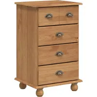vidaXL Ladeblok 5-Lade ASKIM Bruin 48,5 x 40 x 79 cm