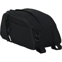 vidaXL Fietstas Zwart 38 x 16 x 16 cm Polyester