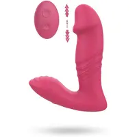 Dream Toys Dreamtoys - draagbare vibrator met afstandsbediening - stootfunctie - roze