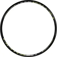 iKon BMX Rear Rim I 451x19.5mm I 36 holes Zwart / geel