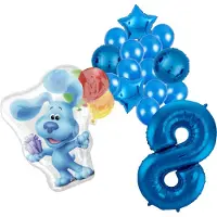 Amscan Blue's Clues ballonnen pakket - 60x63cm - Folie Ballon - 8 jaar - Themafeest - Verjaardag - Ballonnen - Versiering - Helium ballon