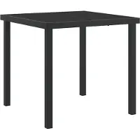 vidaXL Tuin Eettafel Set 5 st Grijs en Zwart Rattan