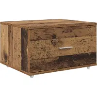 vidaXL Ladekast met wiel Oudhout 55 x 45 x 31 cm
