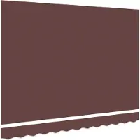 vidaXL Vervangingsdoek zonnescherm voor 3x2 m Bruin Polyester